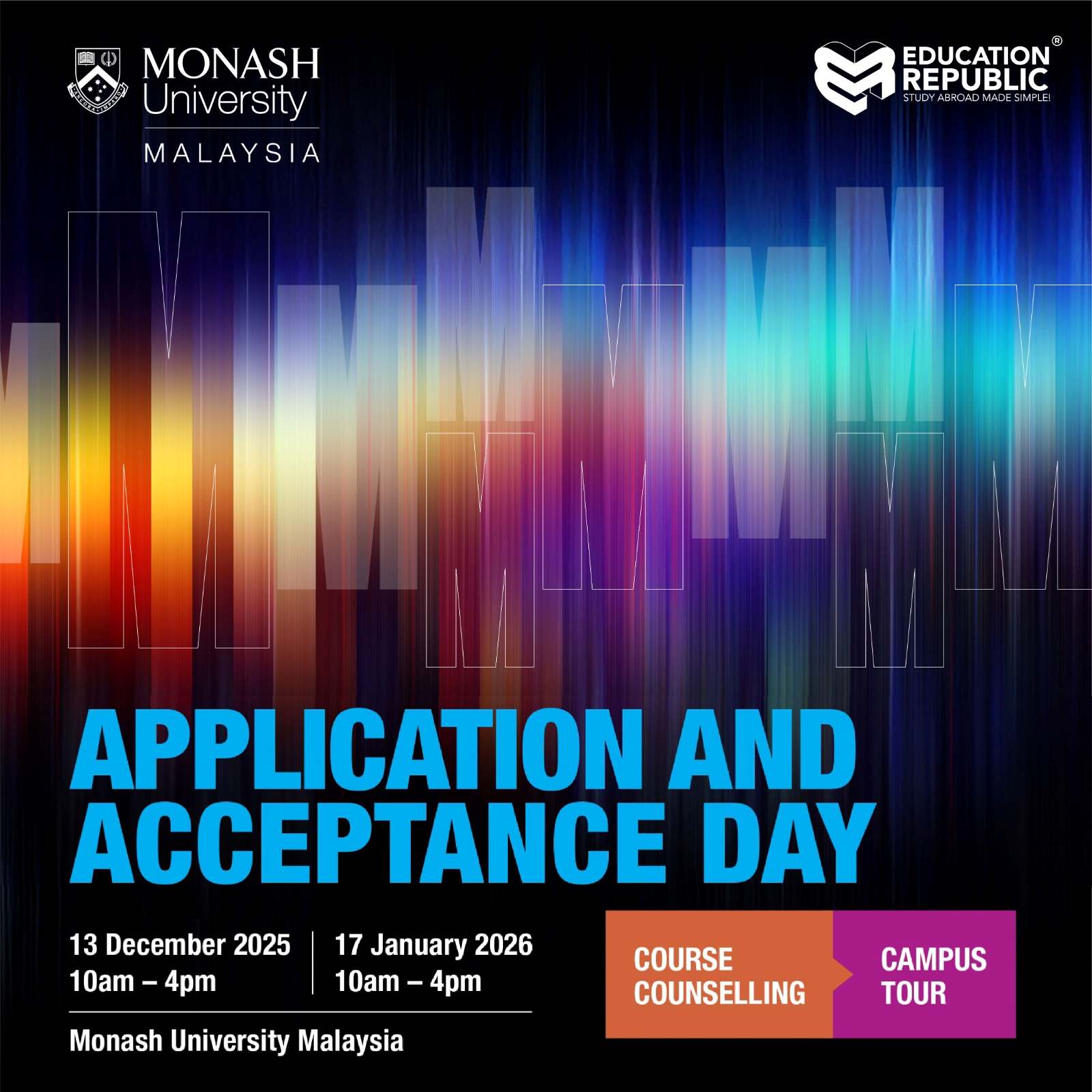 APPLICATION & ACCEPTANCE DAY!