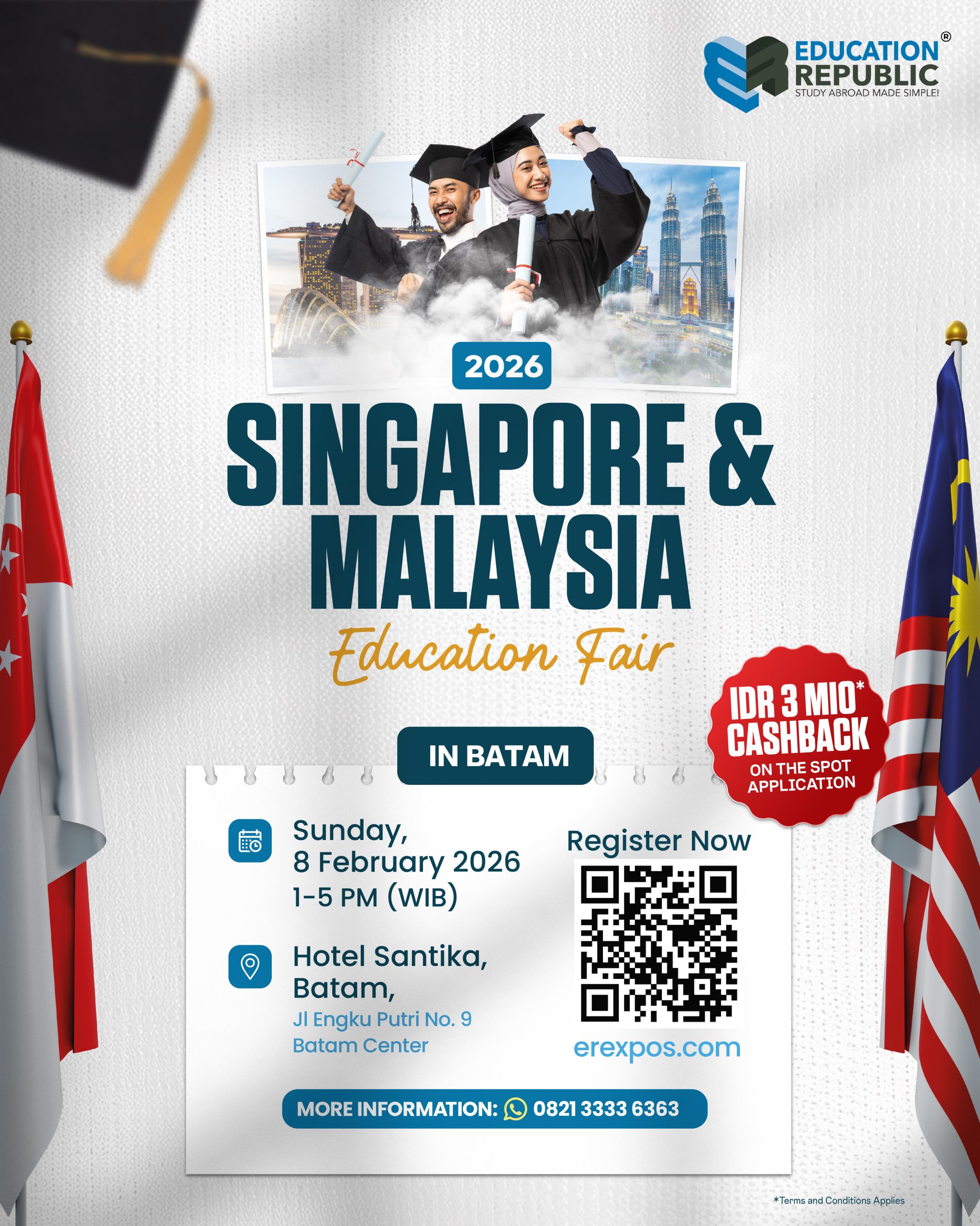 SINGAPORE & MALAYSIA EDUCATION FAIR 2026 BATAM