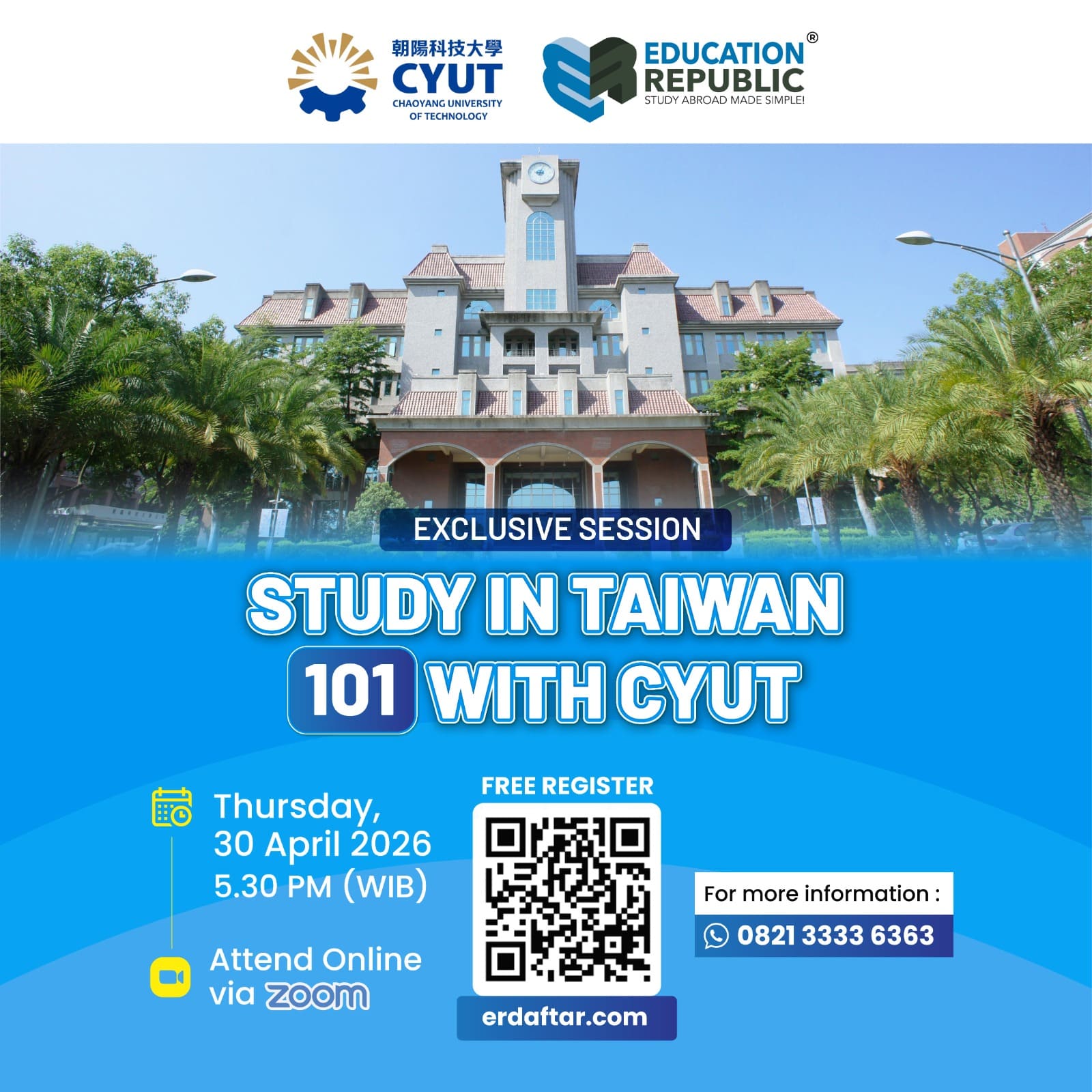 STUDY IN TAIWAN 101 WITH CYUT