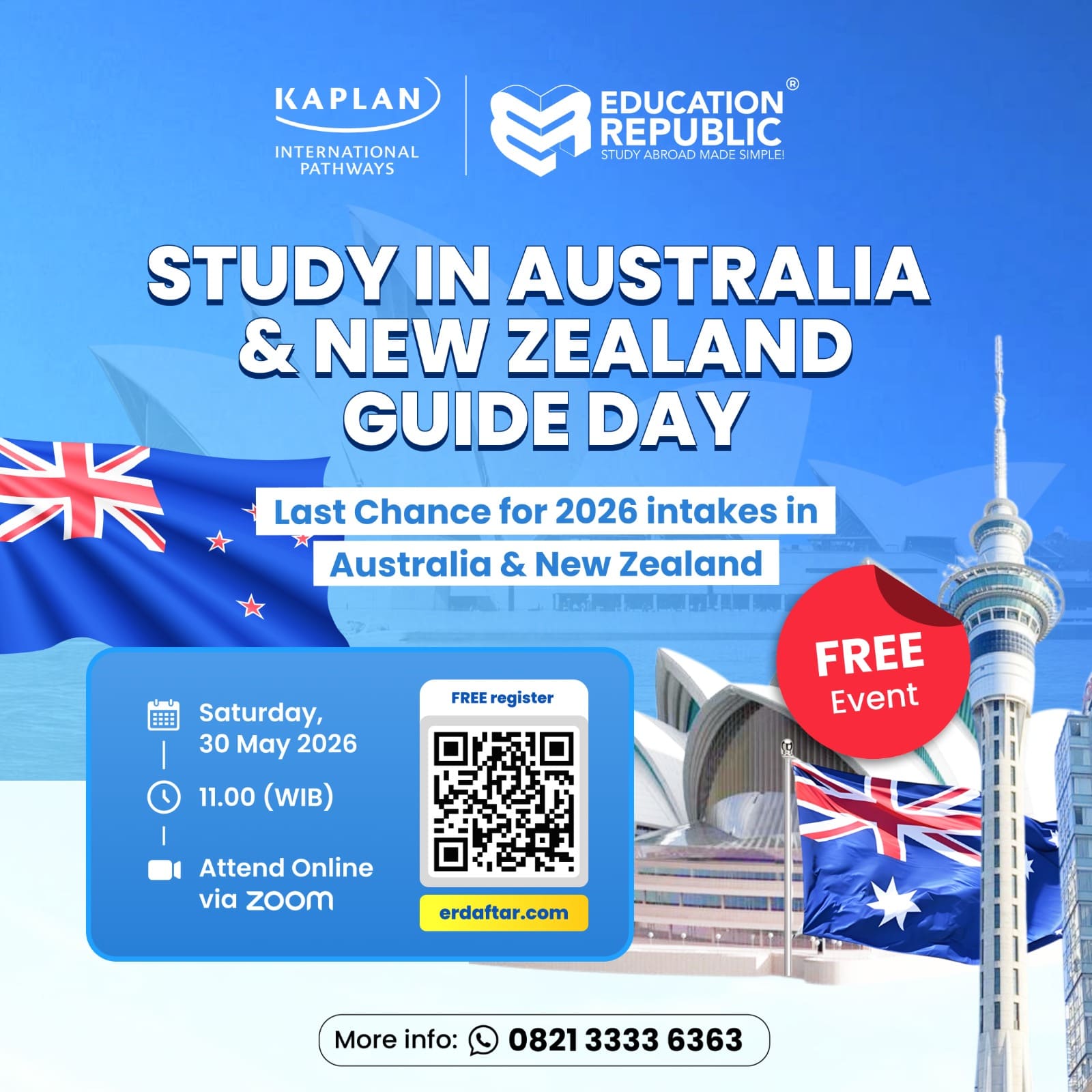 STUDY IN AUSTRALIA & NEW ZEALAND GUIDE DAY