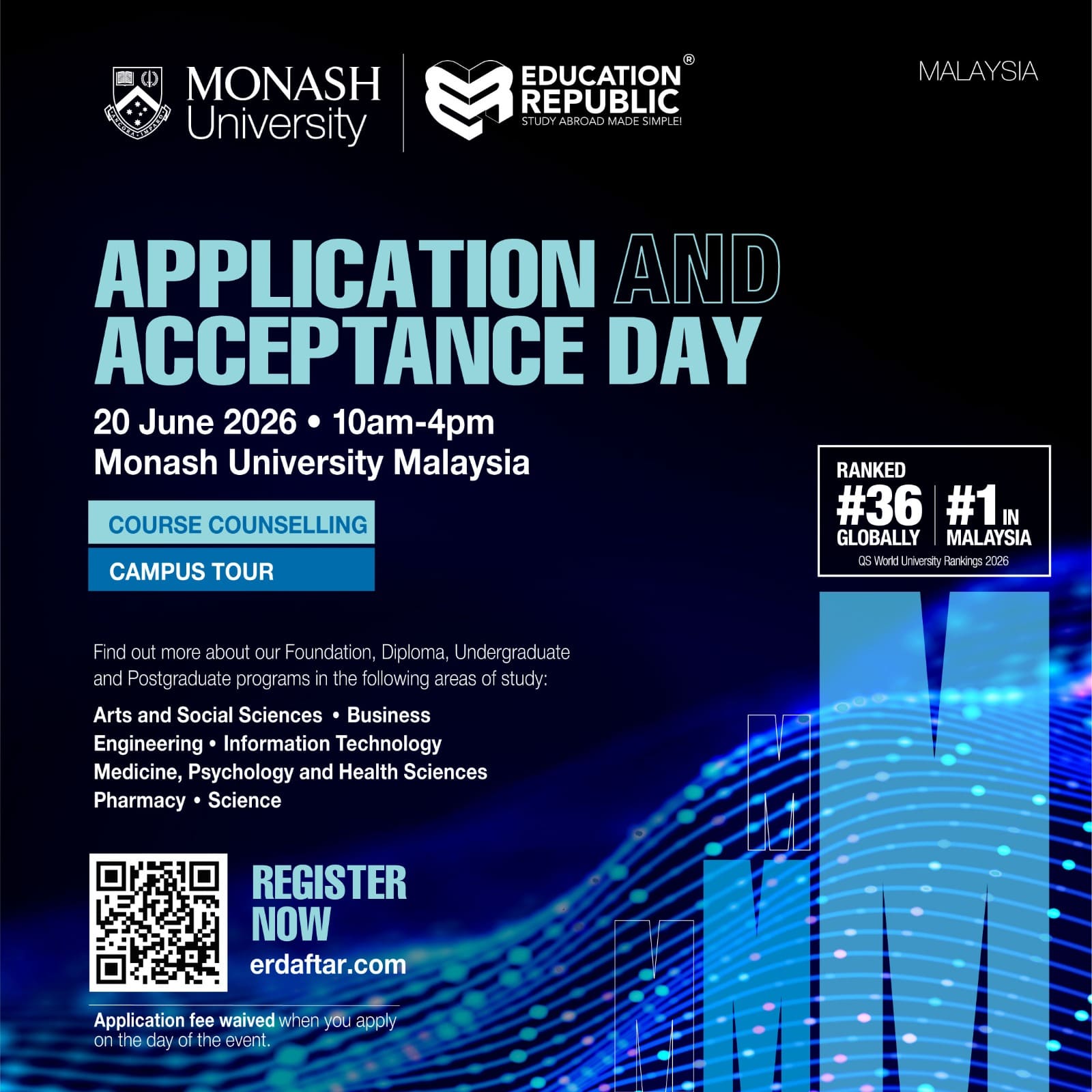 MONASH APPLICATION AND ACCEPTANCE DAY 2026
