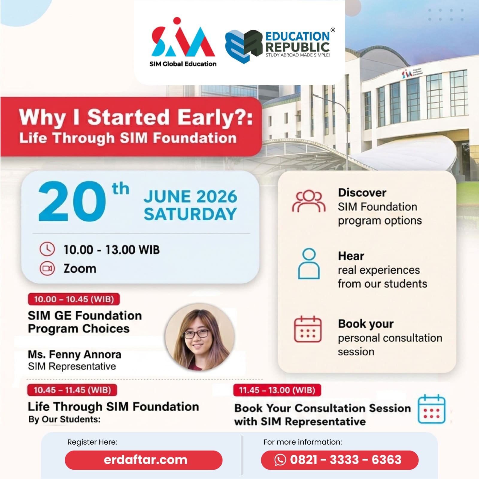 SIM: WHY I STARTED EARLY? LIFE THROUGH SIM FOUNDATION