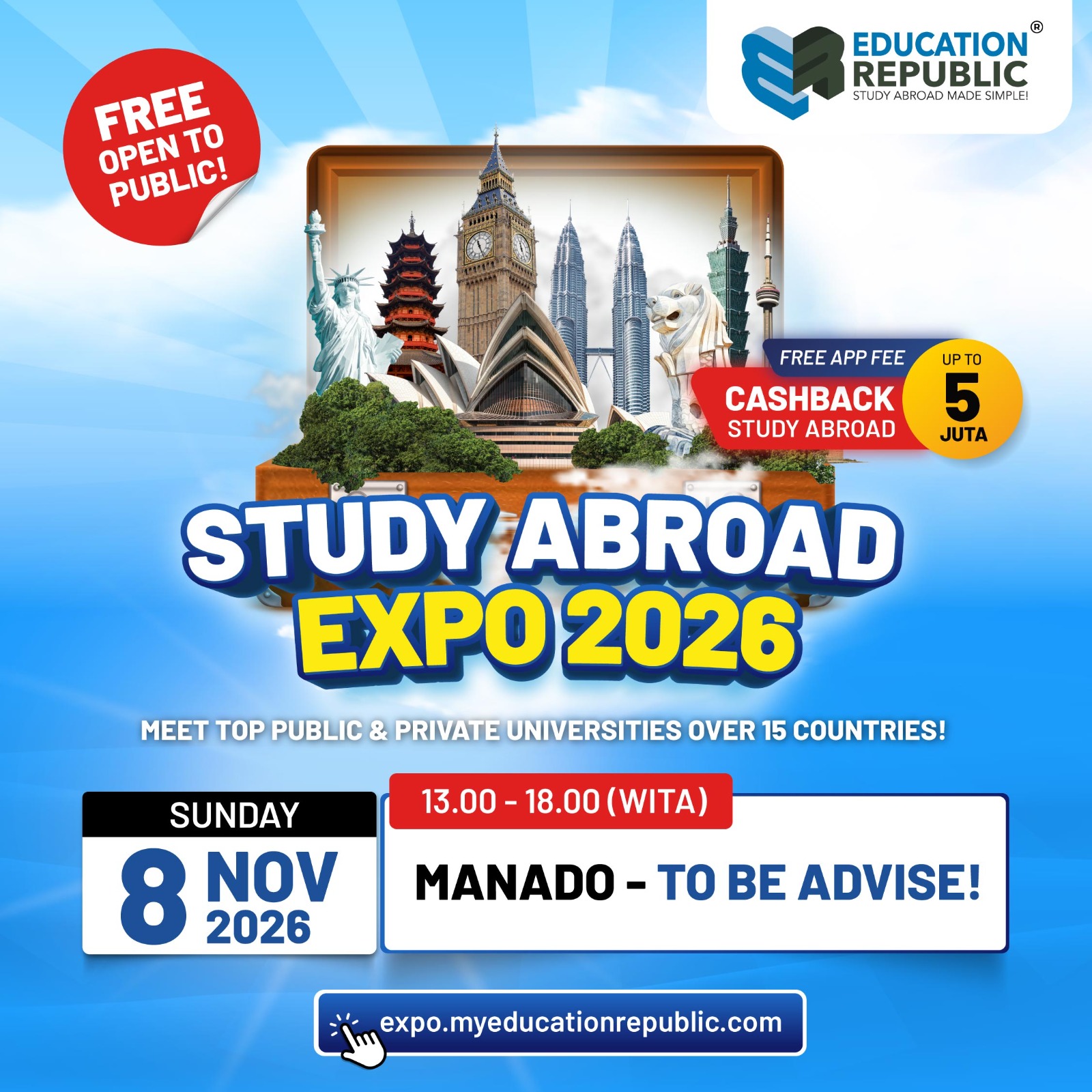 STUDY ABROAD EXPO 2026 – MANADO