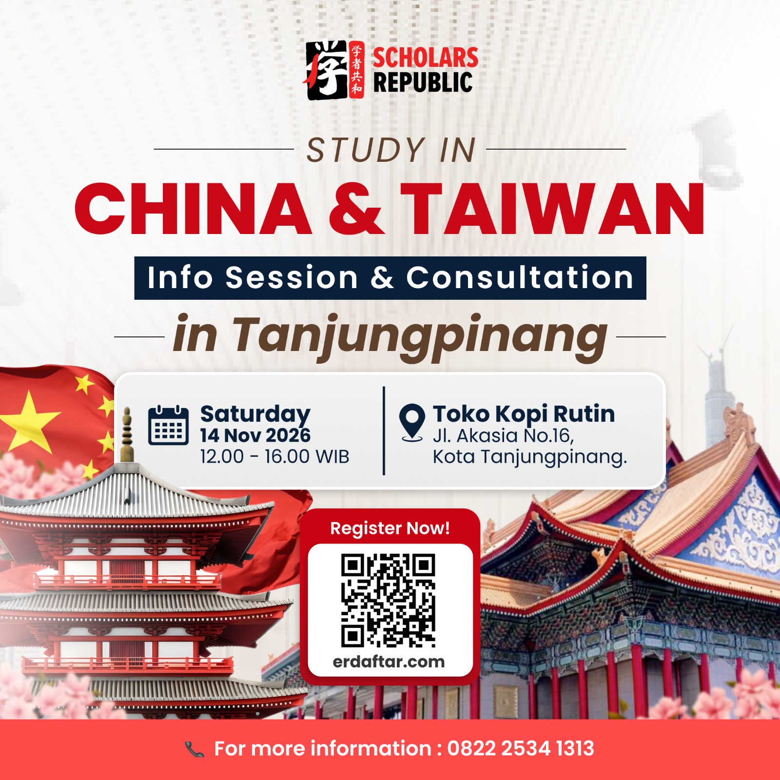 Study In China & Taiwan Info session & Consultation